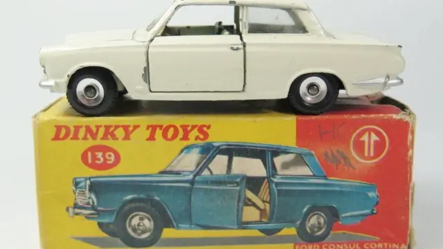 Dinky 139 Ford Consul Cortina, South African Issue. Pic: Piers Motley