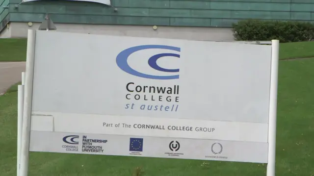 Cornwall College sign