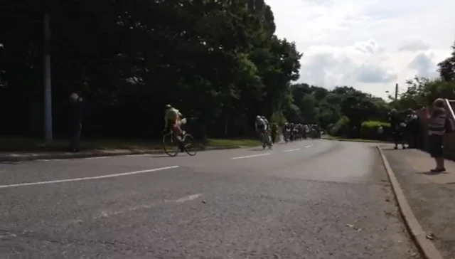 Cyclists in Halesworth