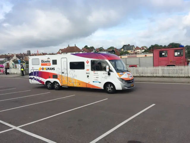 Boels Dolmans team bus