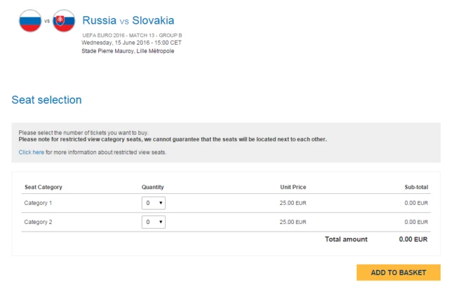 Russia tickets