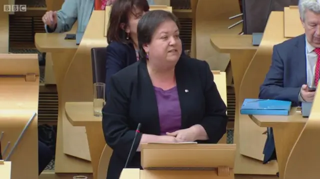 Scottish Labour's economy spokesperson Jackie Baillie