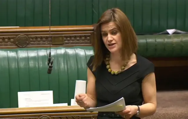 Jo Cox in the House of Commons