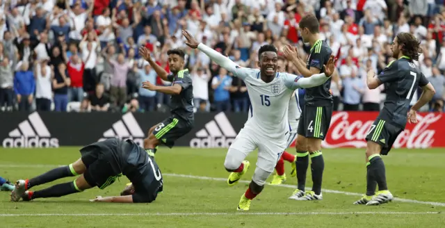 Daniel Sturridge scores