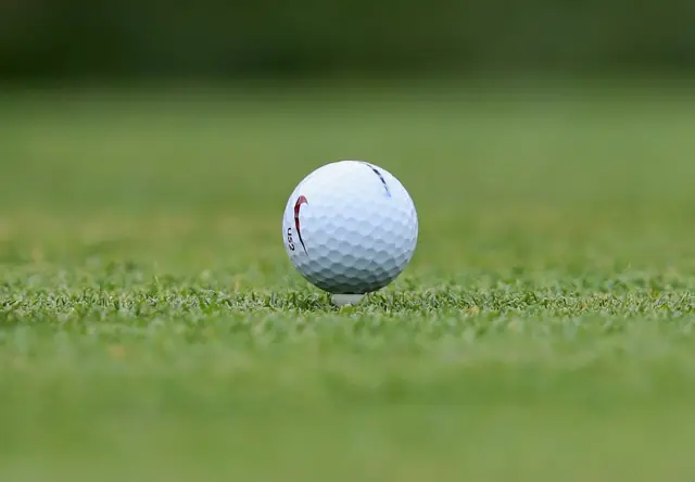 A golf ball at the US Open