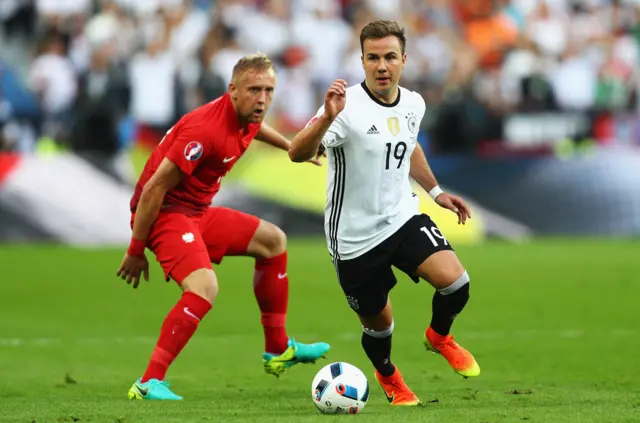 Mario Goetze of Germany