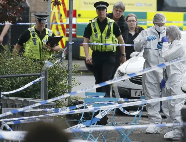 Police at scene in Birstall