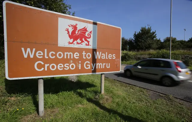 Wales sign