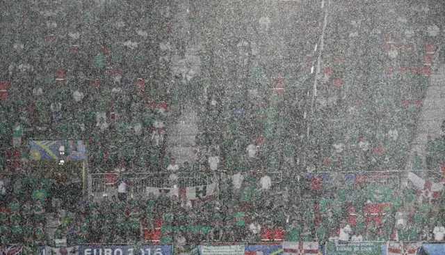 The Stade de Lyon at half-time