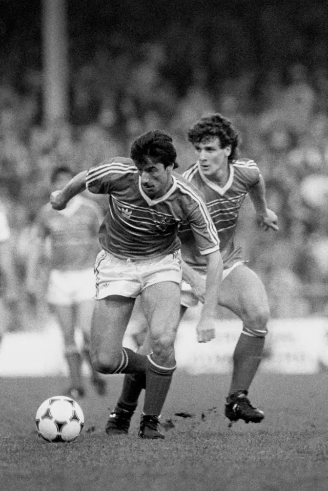 Mark Hughes and Ian Rush