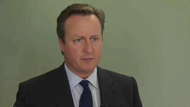 David Cameron talking about death of Jo Cox