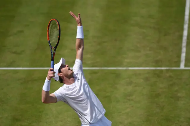 Andy Murray serve