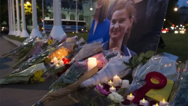 Vigil for Jo Cox in Parliament Square