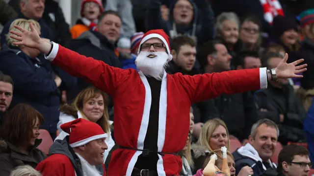 Fan at Stoke's last Boxing Day game in 2015