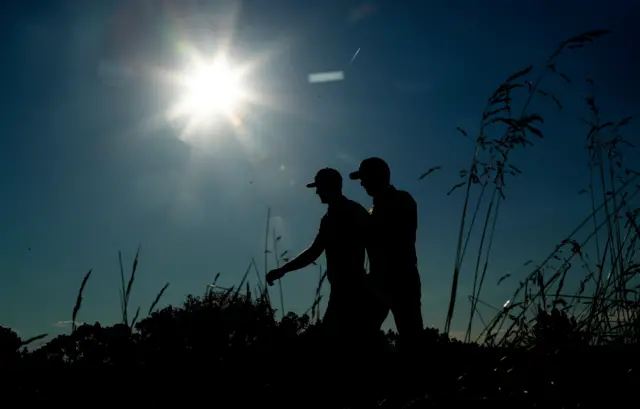 Dustin Johnson and Sergio Garcia