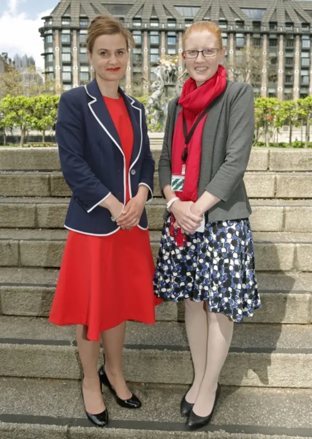 Jo Cox and Holly Lynch