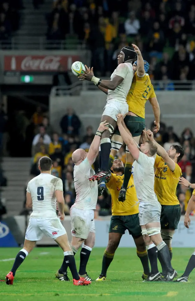 England line out