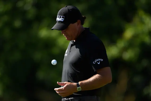 Phil Mickelson of the US