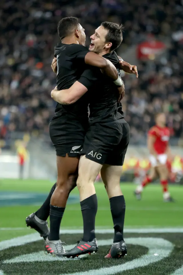 New Zealand celebrate