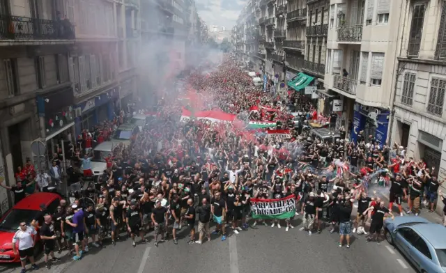 Hungary fans