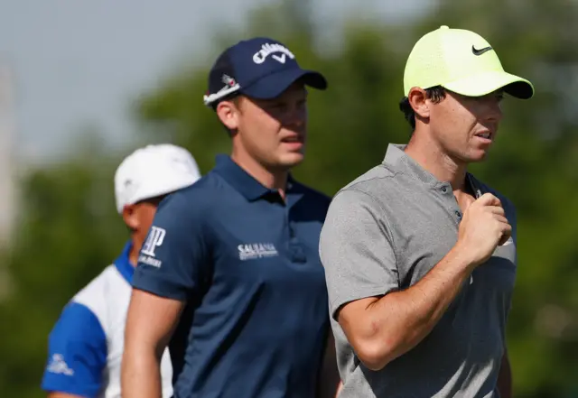 Danny Willett and Rory McIlroy