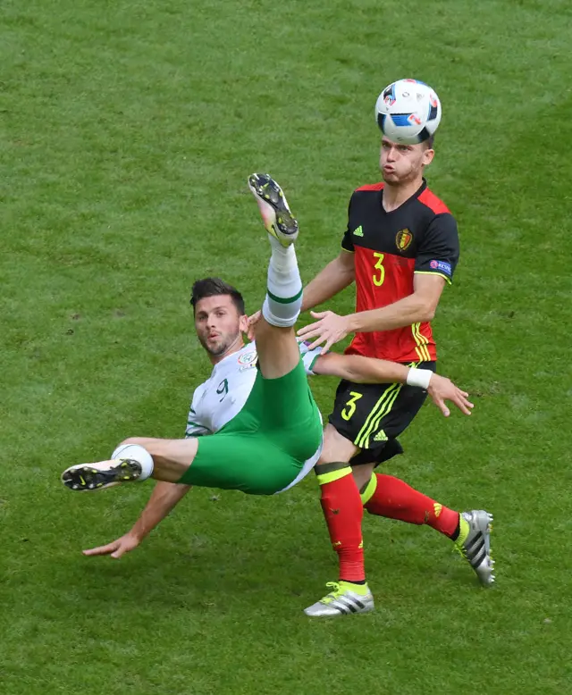 Shane Long and Thomas Vermaelen