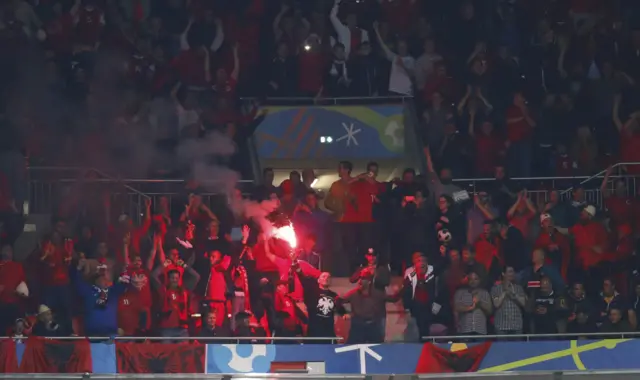 Albania fans