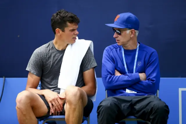 Raonic and McEnroe