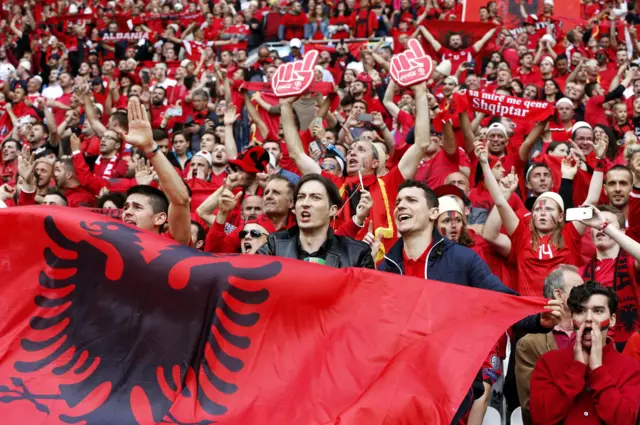 Albanian fans