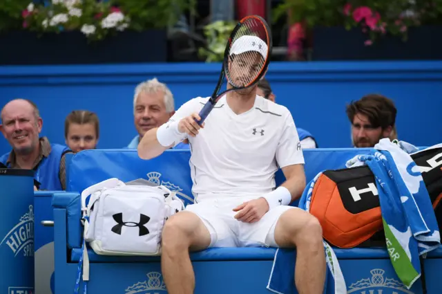 Murray unhappy