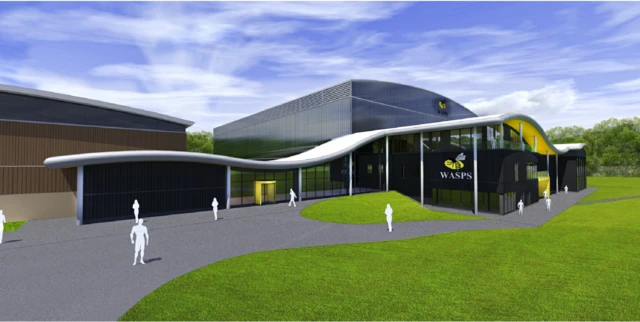 Artist's impression of training facility