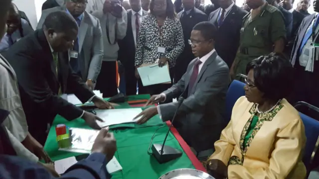 Lungu files paper