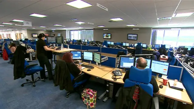 101 call centre in the West Midlands