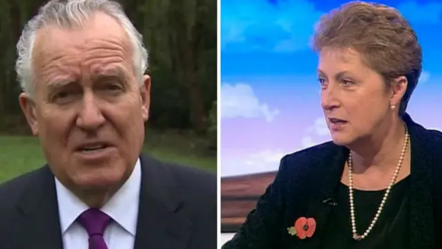 Peter Hain and Gisela Stuart