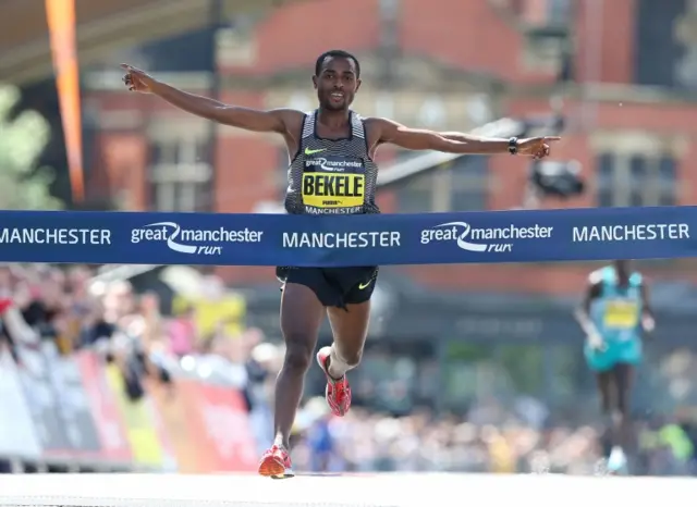 Kenenisa Bekele at Great Manchester Run