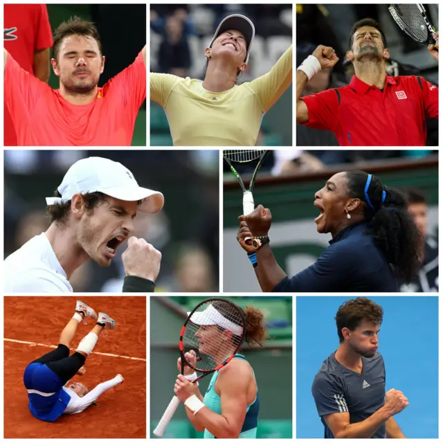 French Open semi finalists