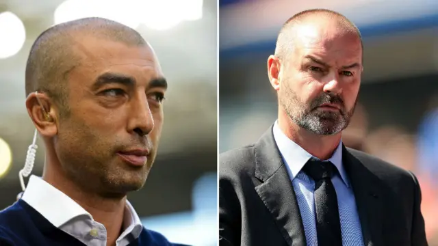 Roberto di Matteo and Steve Clarke