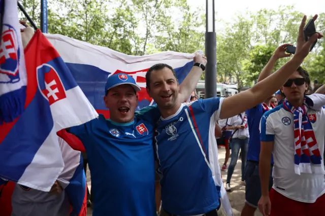 Slovakia fans