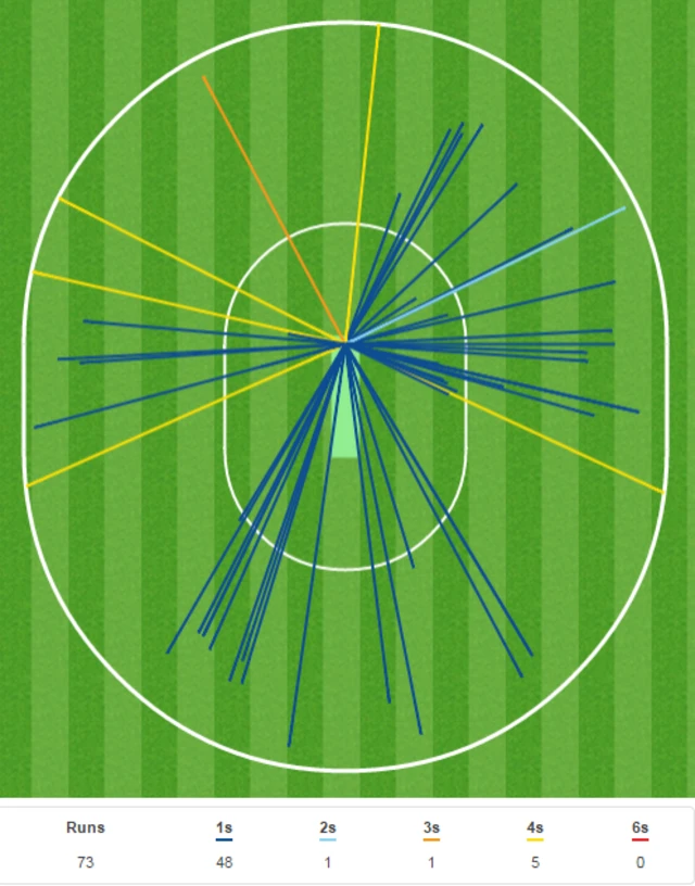 Angelo Mathews wagon wheel