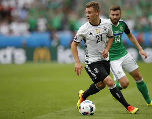 Joshua Kimmich of Germany in action