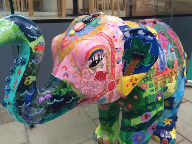 Little painted elephant