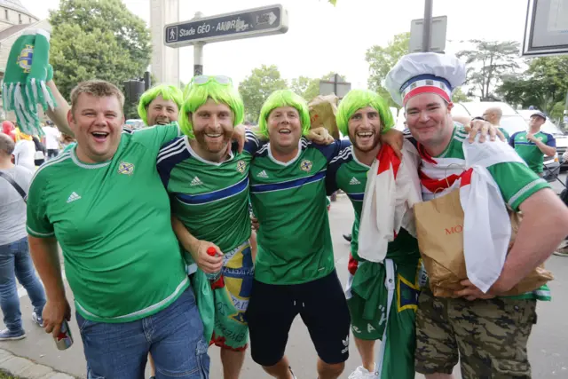 Northern Ireland fans