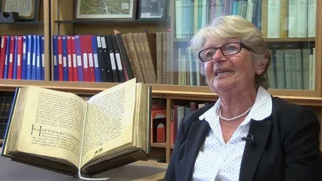 Exeter Book and Canon Librarian Ann Barwood