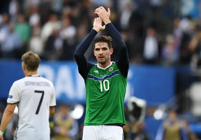 Kyle Lafferty of Northern Ireland