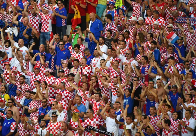 Croatia fans