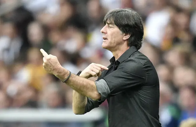 Germany coach Joachim Loew gestures