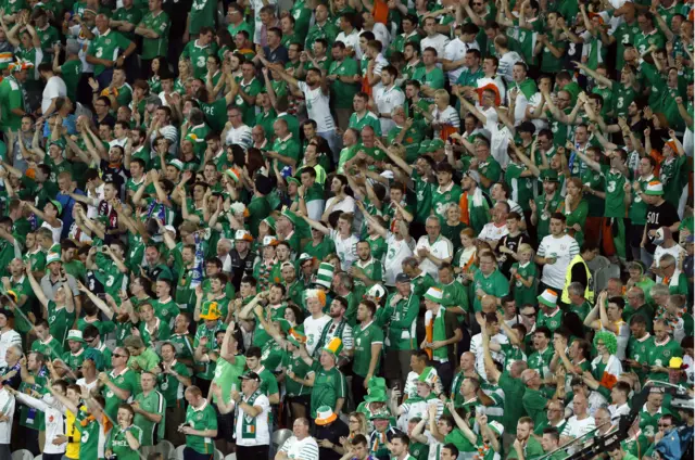 Republic of Ireland fans