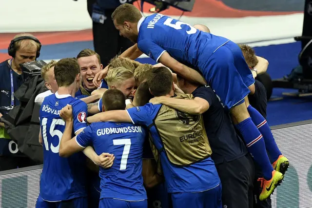 Iceland celebrate