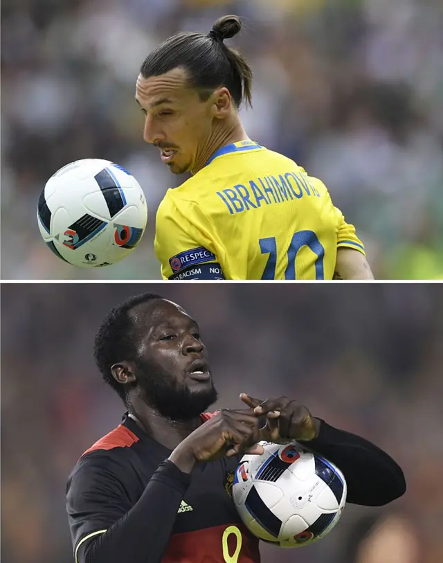 Lukaku and Ibrahimovic