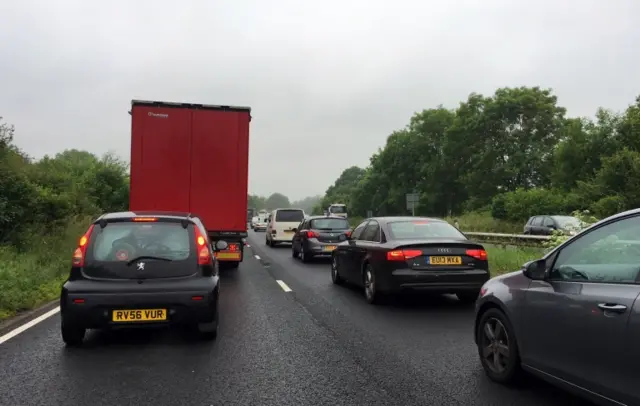 Traffic on the A303